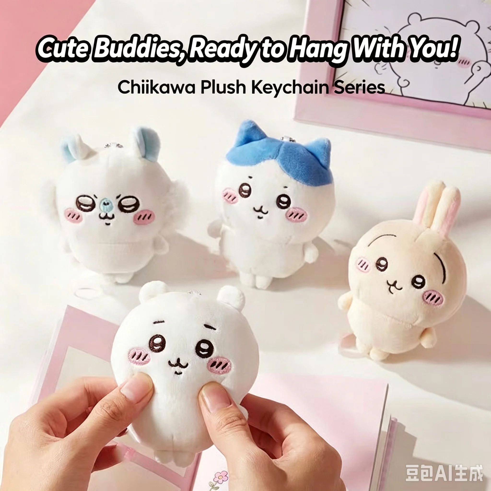 Phone Accessories Charms - Llavero de peluche de Chiikawa Usagi